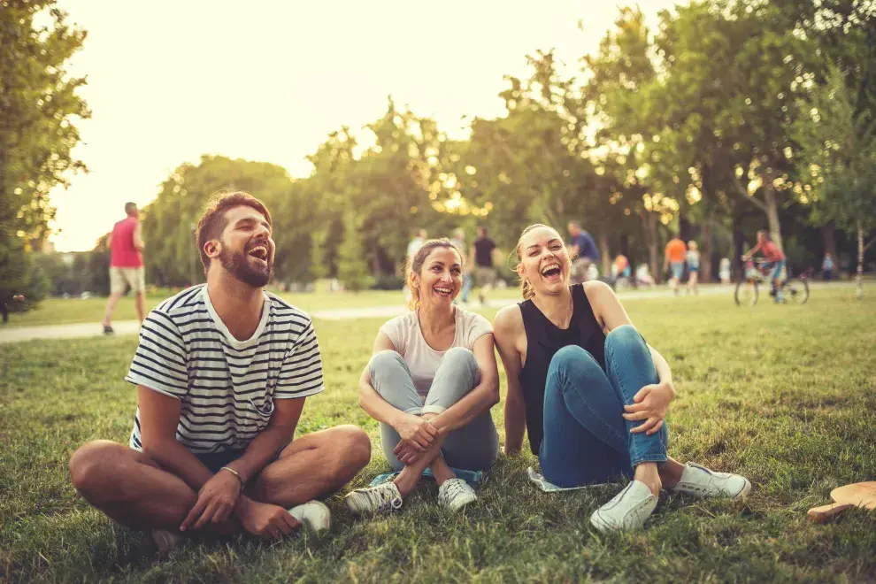 aire libre, jovenes