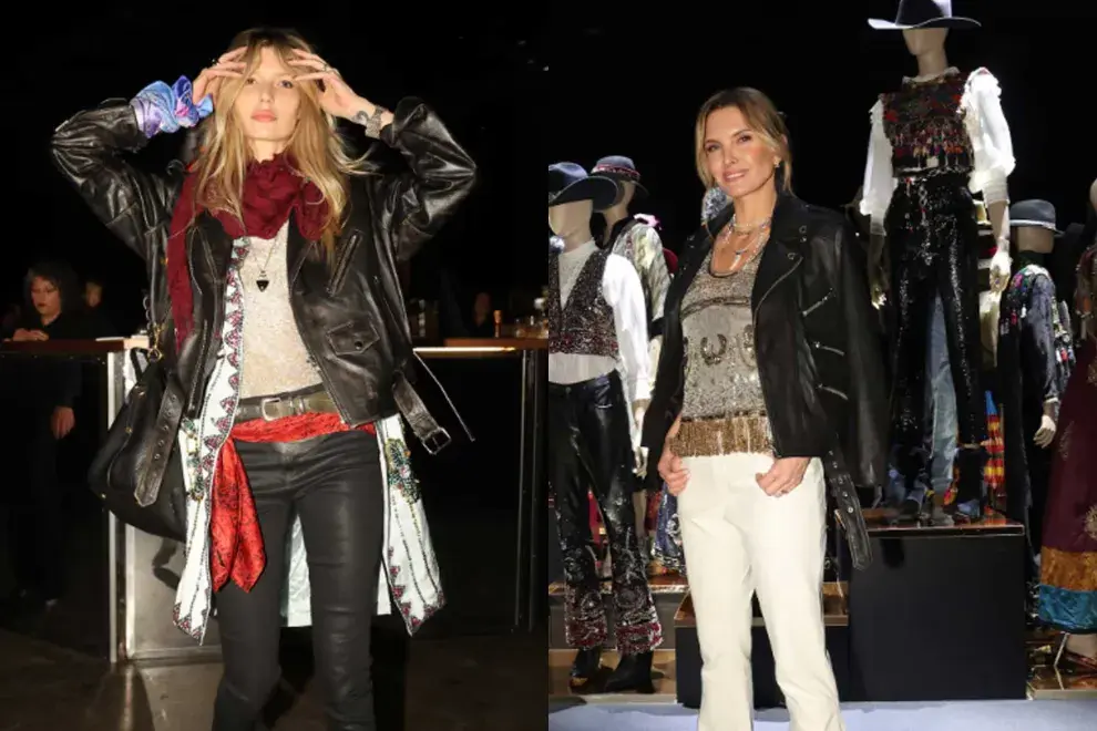 Chloe Bello y Sofía Zámolo fueron de la partida, ambas con looks hippie chic