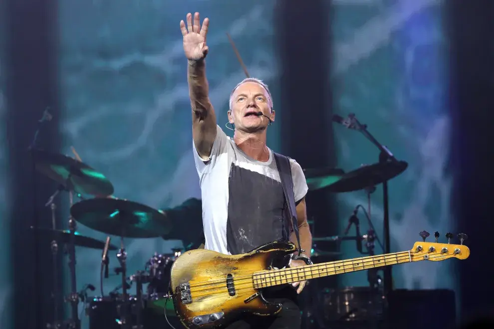 Foto de Sting durante su show en Toronto, el 20 de septiembre de 2024.