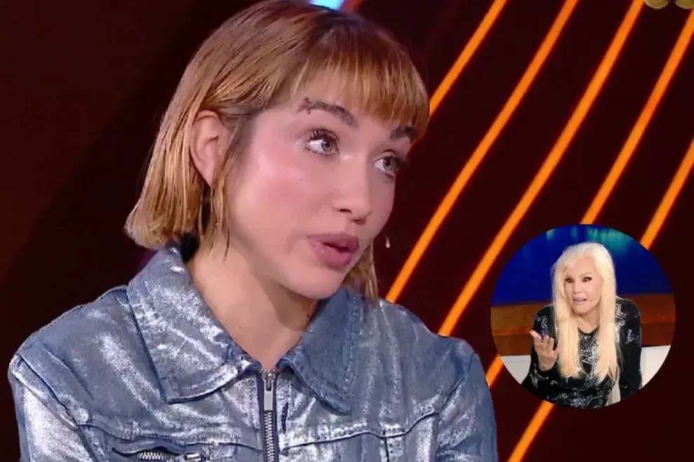 María Becerra con su nuevo corte carre en el programa de Susana Gimenez