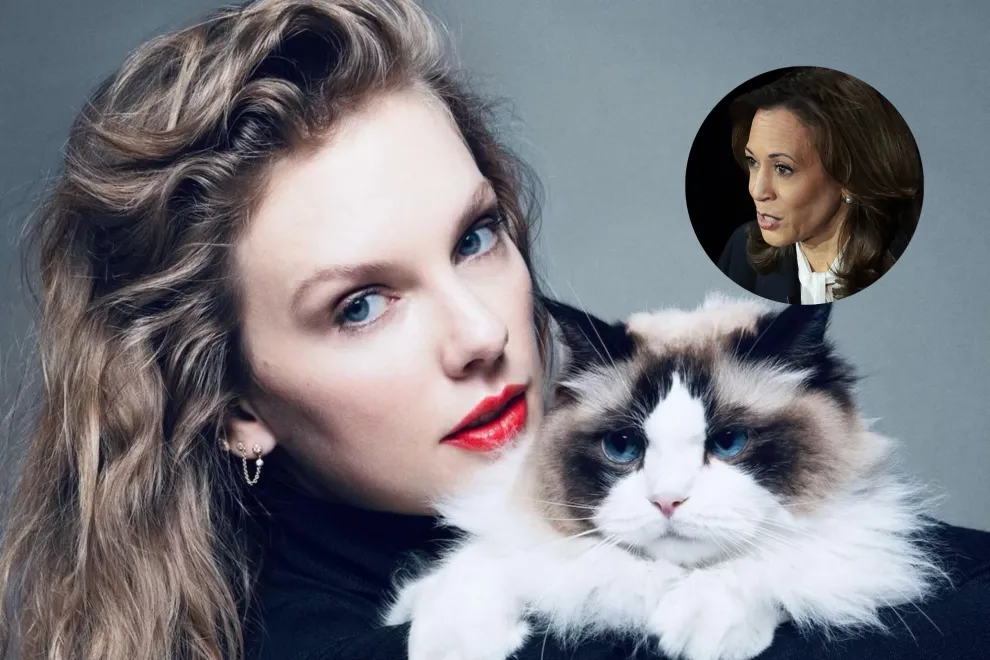 La foto con la que Taylor Swift expresó su apoyo a Kamala Harris.