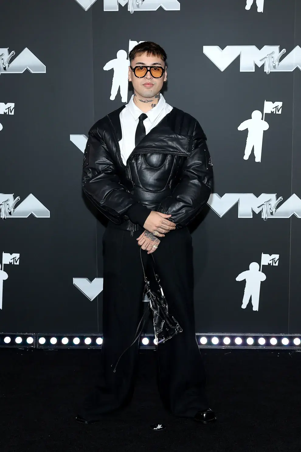 Tiago PZK en la alfombra roja de los MTV VMAs 2024.