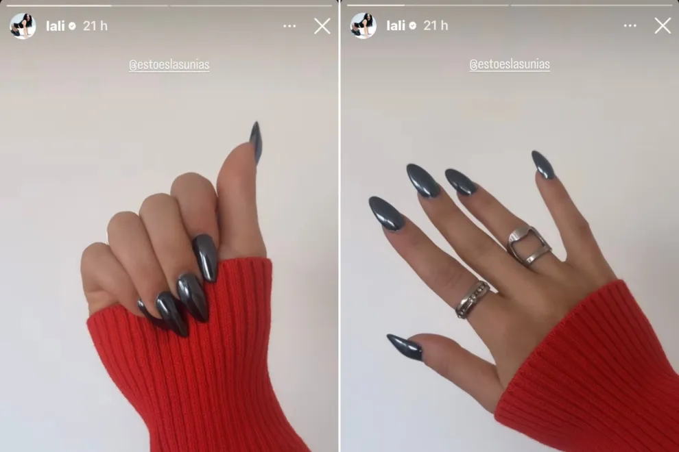 Uñas de Lali Espósito.