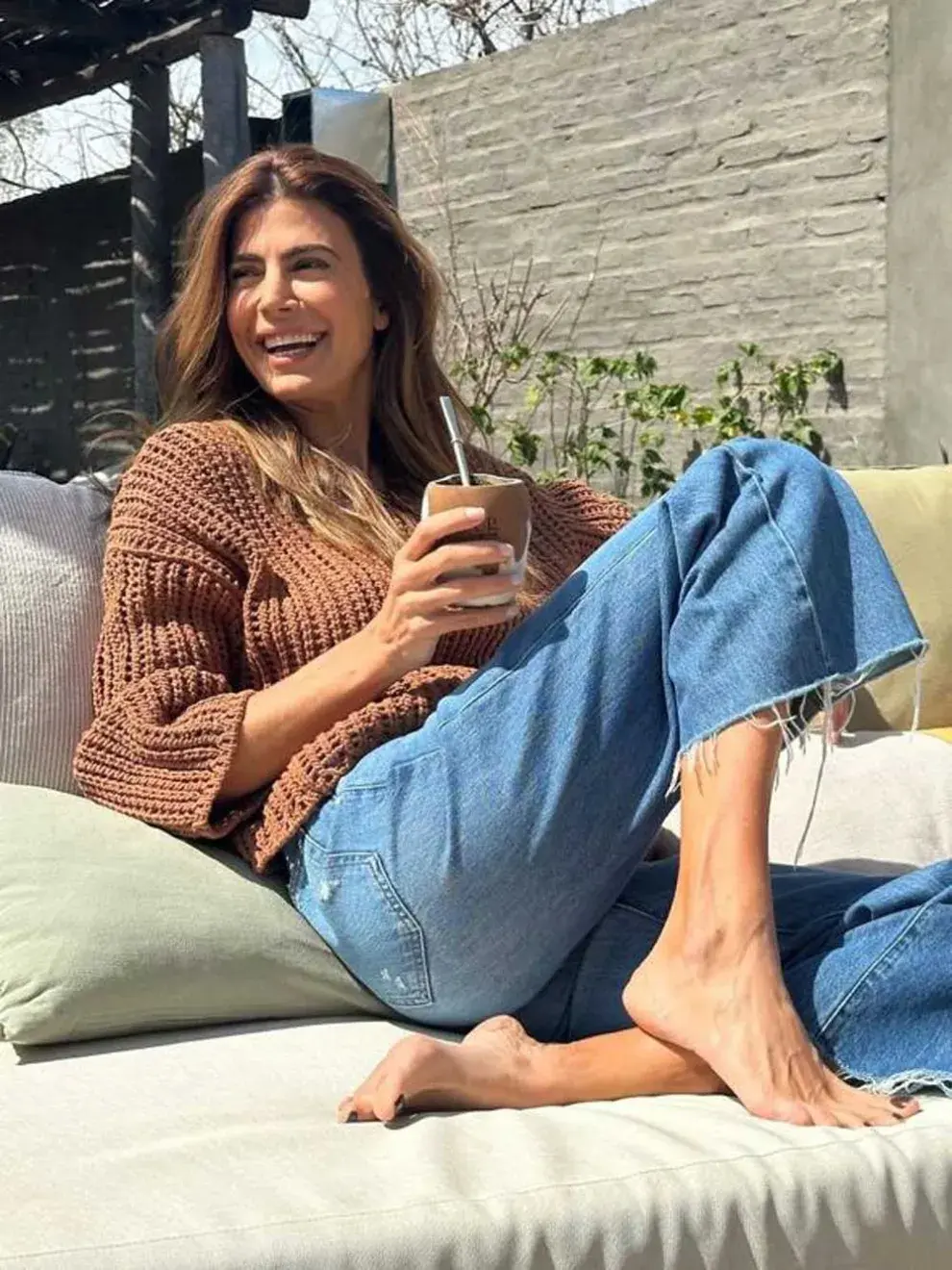 Juliana Awada con look casual