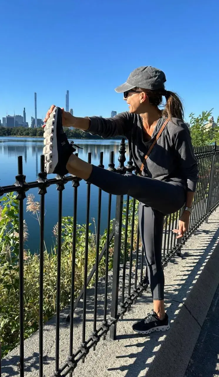 Juliana Awada entrena.