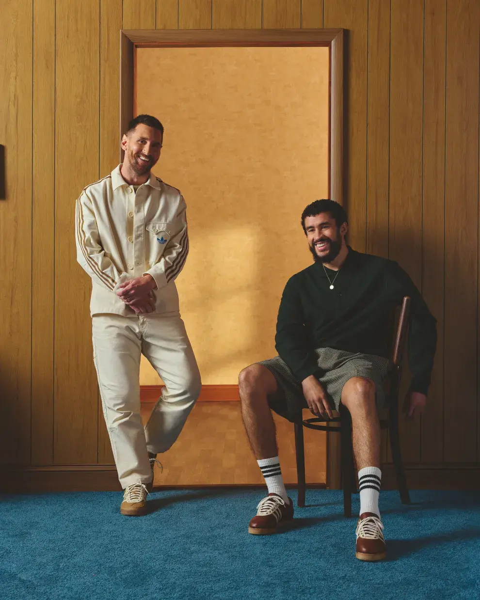 Messi y Bad Bunny por Adidas