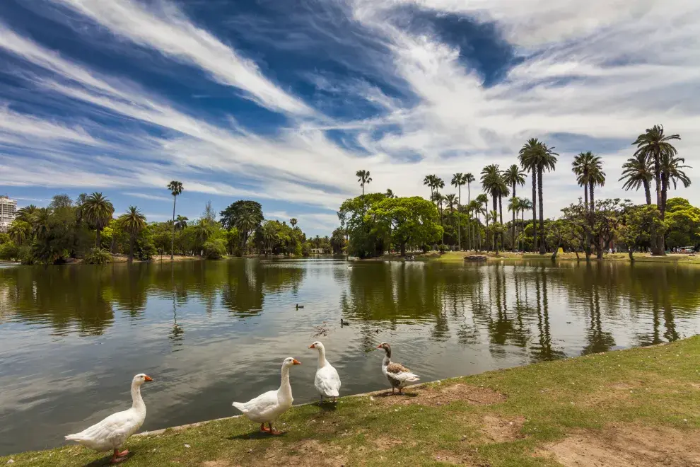 Los bosques de Palermo son el lugar favorito de los estudiantes, los enamorados y los deportistas.