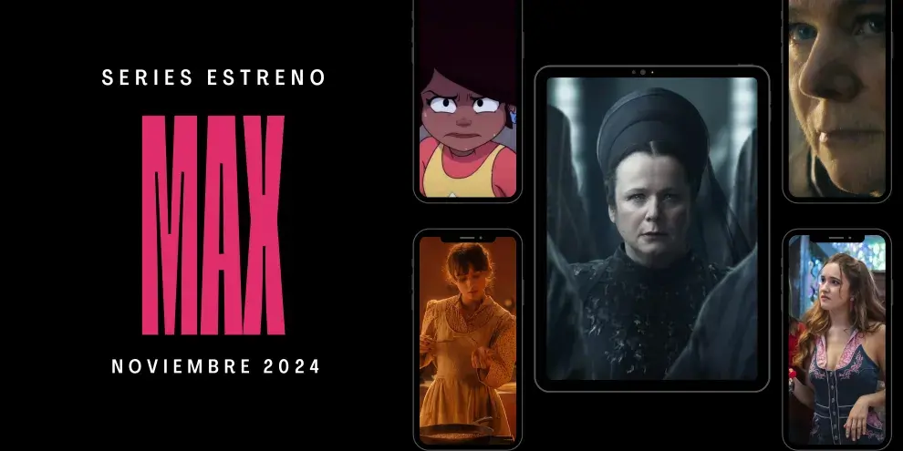 Foto de calendario de series estreno en Max en noviembre de 2024.