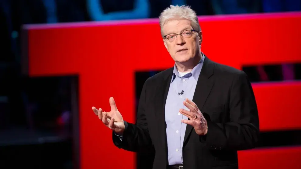 Sir Ken Robinson, que falleció en 2020, fue el orador más visto de la historia de las charlas TED