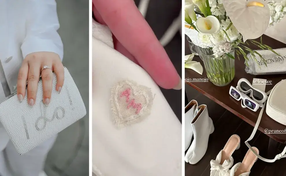 Los detalles en los looks del casamiento de las influencers 