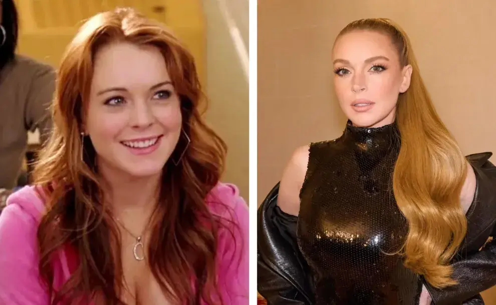 El antes y después de Lindsay Lohan 