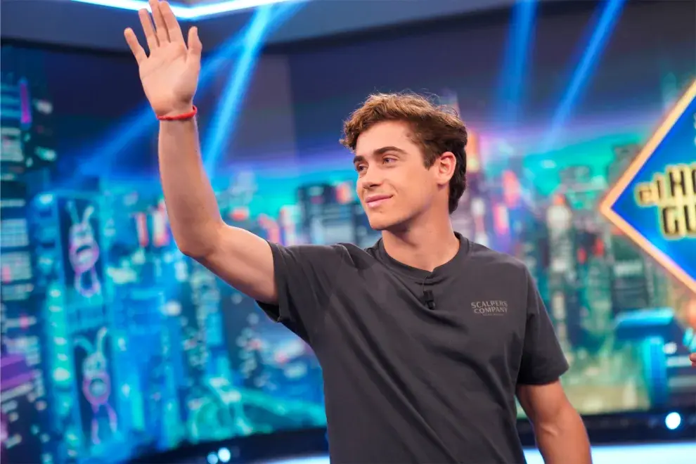 Foto de Franco Colapinto en El Hormiguero.