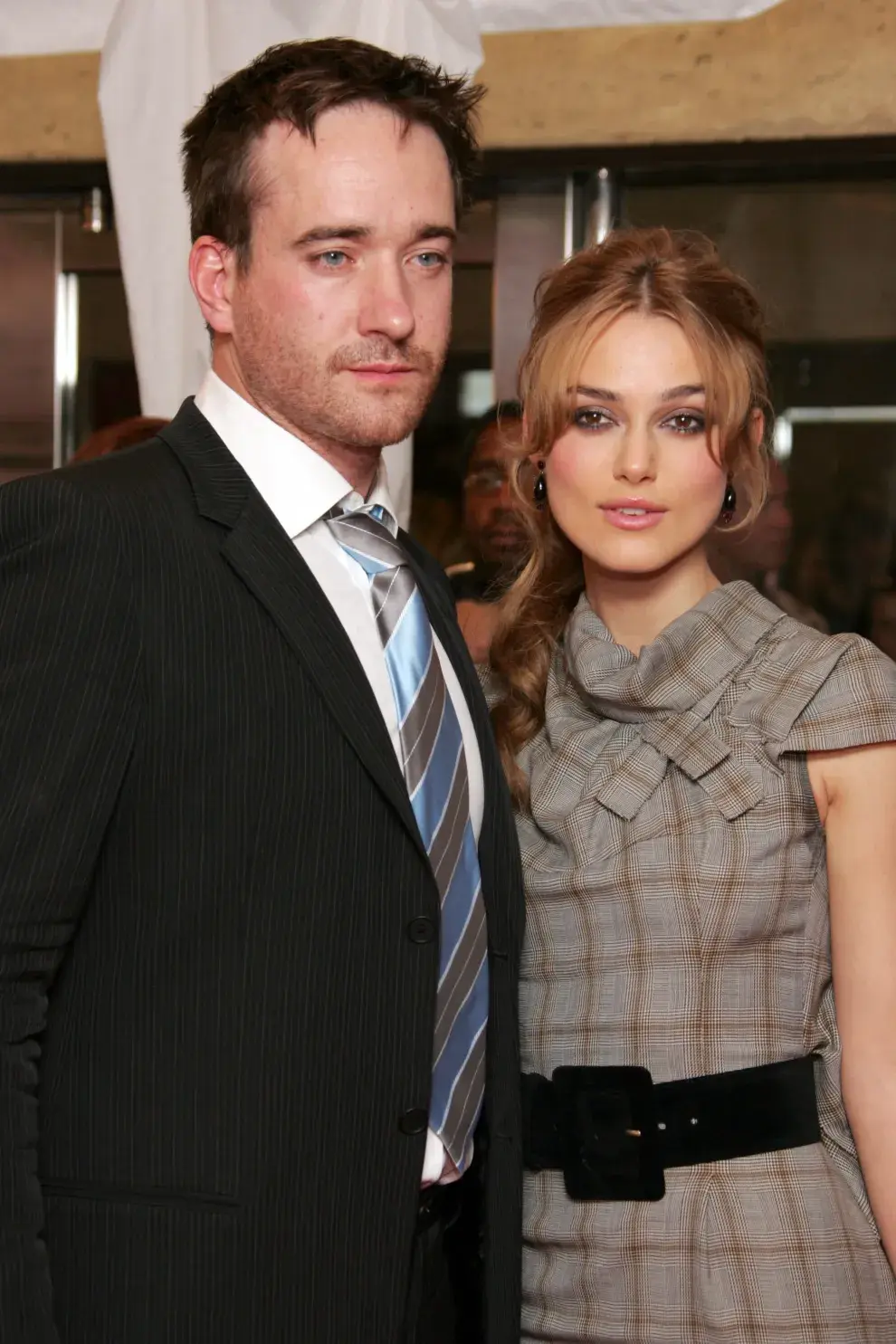 Foto de Keira Knightley y Matthew Macfadyen en la premiere en Toronto de Orgullo y prejuicio, en 2005.