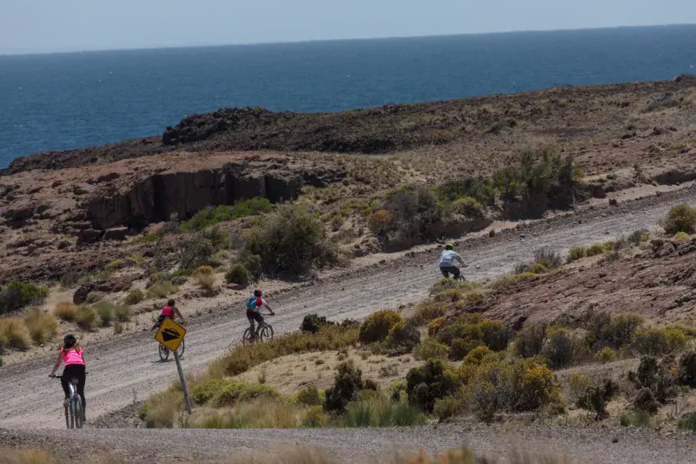 La ruta 1, pegadita al mar.