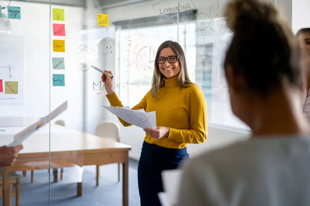 mujer empresaria lider