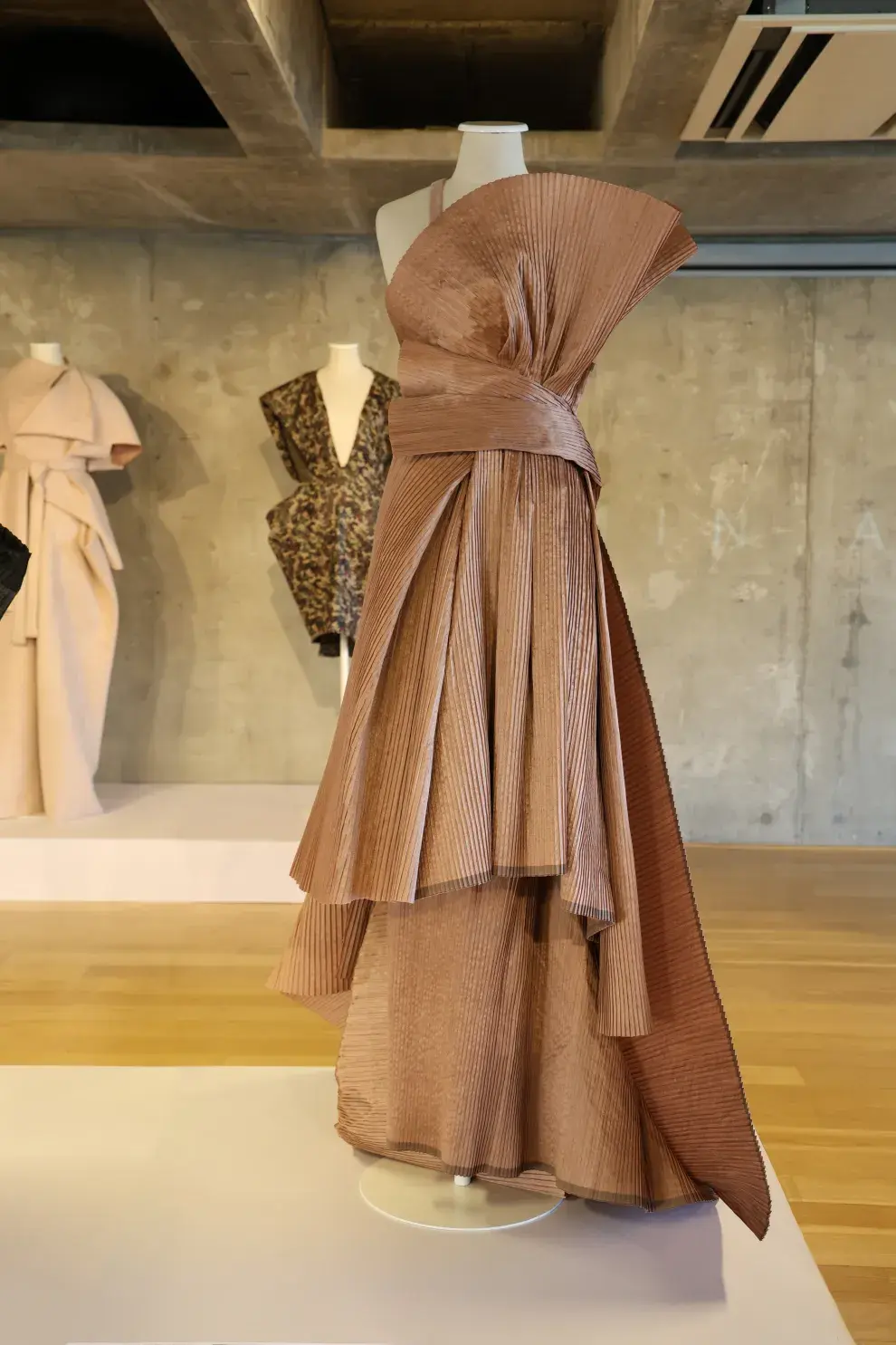 Un vestido exhibido en Designers Buenos Aires