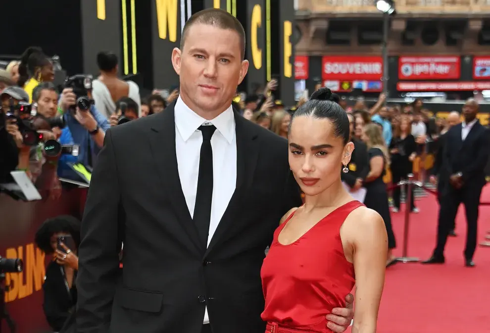 Imagen de Zoë Kravitz y Channing Tatum.