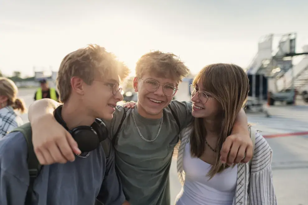 Grupo de adolescentes