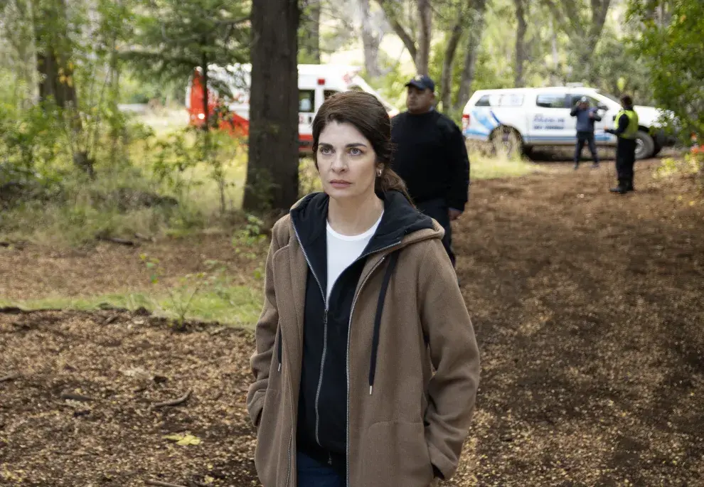 Foto de Soledad Villamil en Atrapados, serie argentina de Netflix.