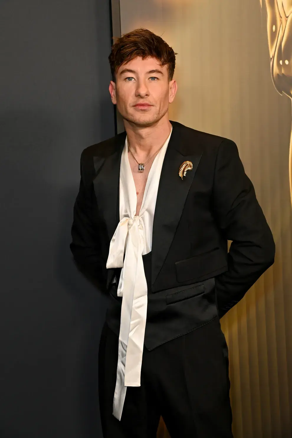 Barry Keoghan en la alfombra roja de los Governors Awards.