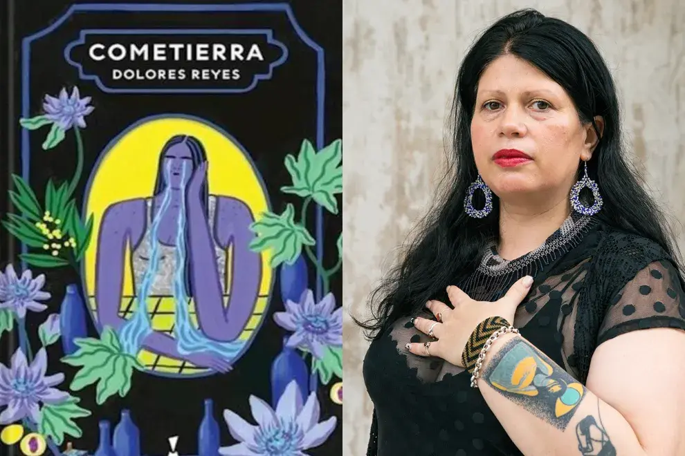 Dolores Reyes y su libro Cometierra.