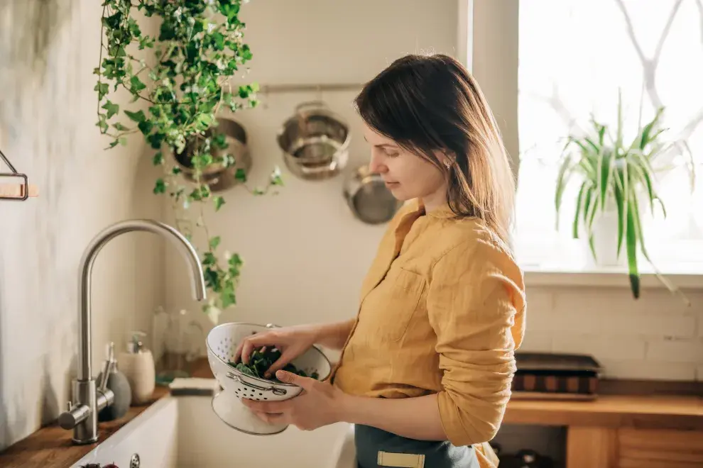 Un accesorio útil para mantener la cocina despejada y reluciente