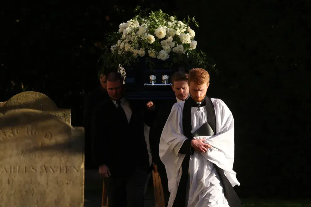 Foto del funeral de Liam Payne.