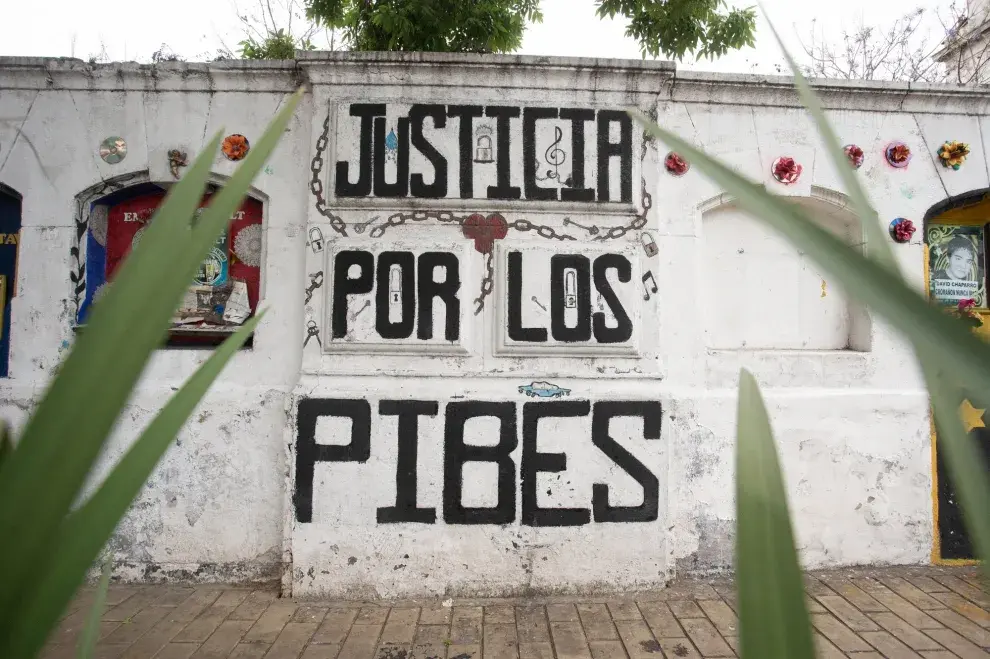 Mural para homenajear a las víctimas de Cromañon.