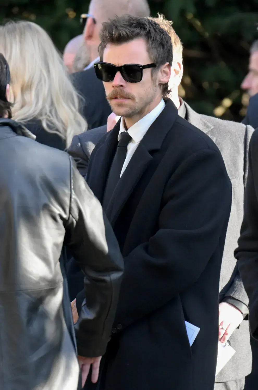 Harry Styles en el funeral de Liam Payne.