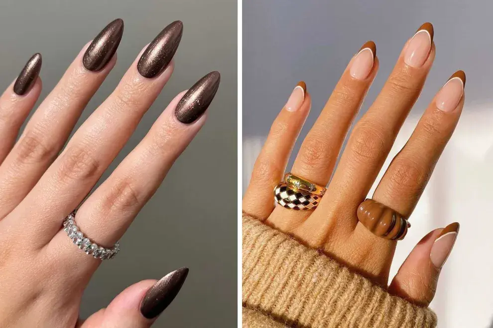 El diseño de uñas en color canela es una de las tendencias que pisan fuerte en el mundo beauty