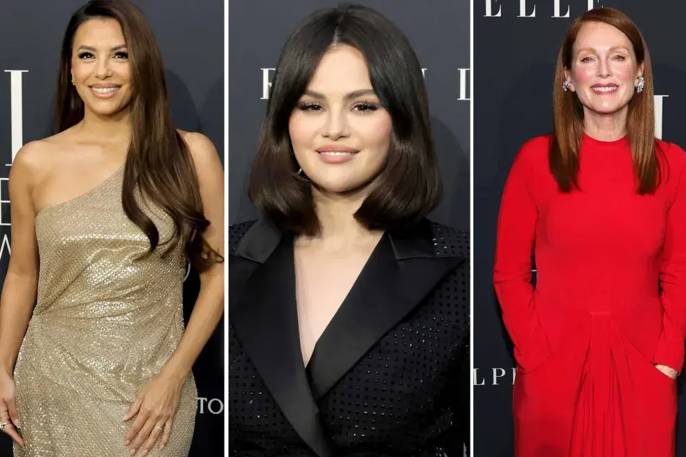 Eva Longoria, Selena Gomez y Julianne Moore en la red carpet