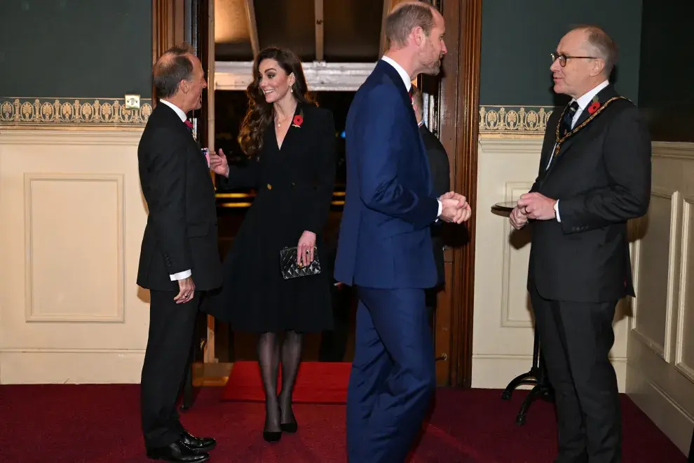 Kate Middleton en el Royal Albert Hall, el 9 de noviembre de 2024.