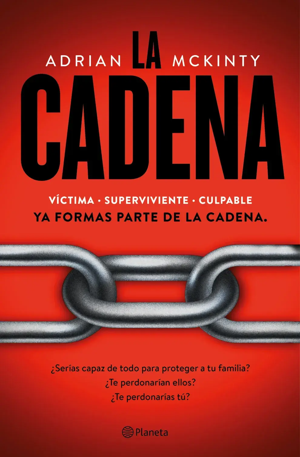 Portada de La cadena, de Adrian McKinty