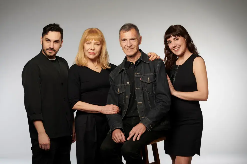 Retrato de Martín Slipak, Cecilia Roth, Gustavo Garzón y Victoria Baldomir.