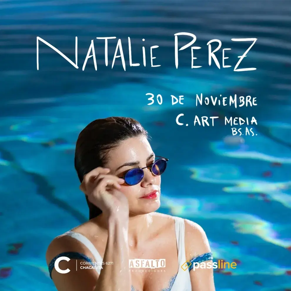 Póster del show de Natalie Pérez en el C Art Media.