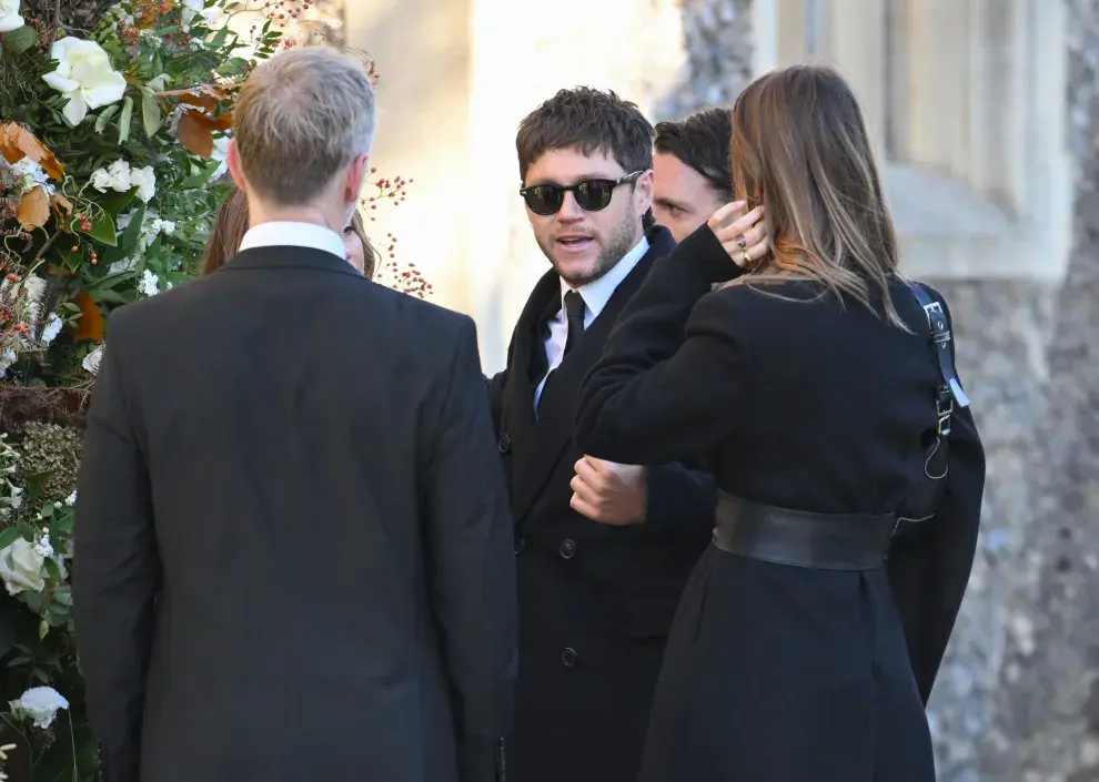 Niall Horan en el funeral de Liam Payne.