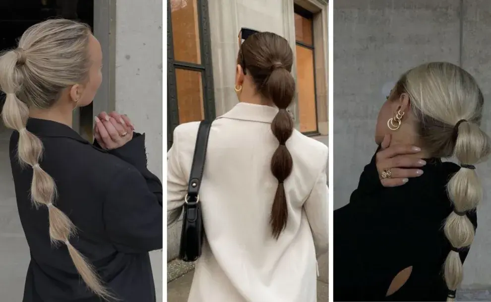 “Bubble ponytail”: el peinado tendencia que no te podés dejar de hacer este verano