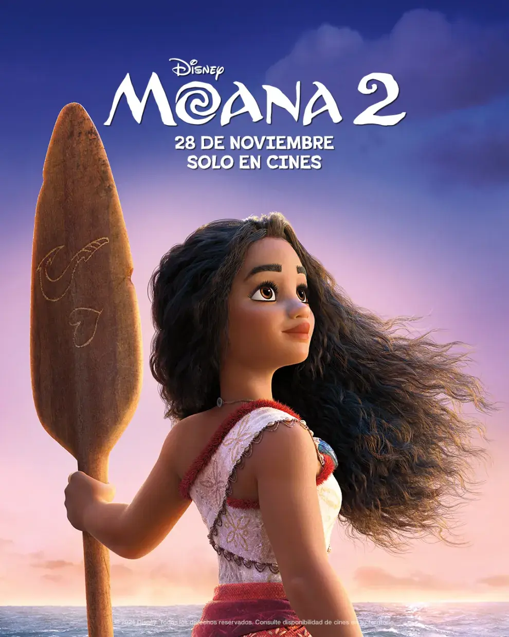 Póster de Moana 2.