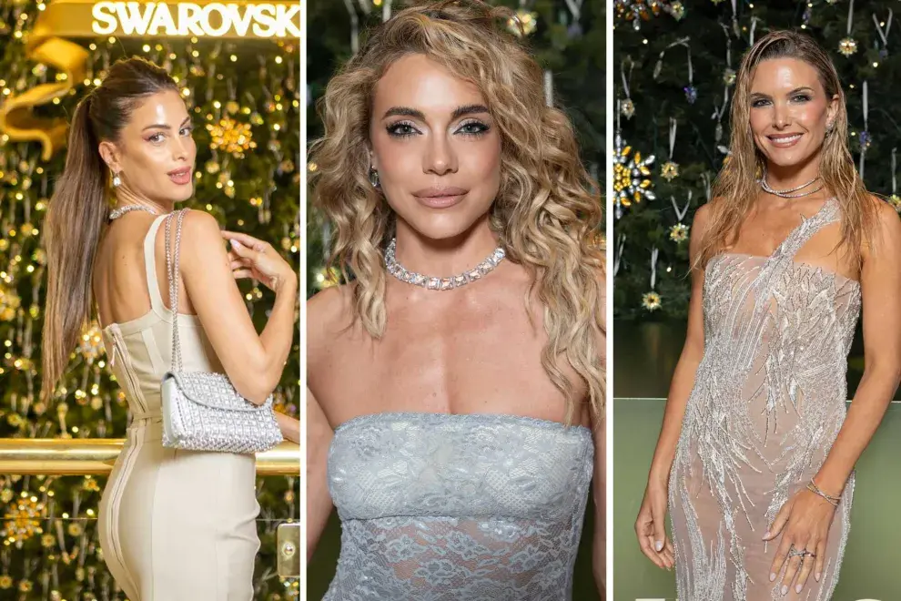 Agustina Casanova, Emilia Attias y Sofía Zámolo estuvieron presentes en el evento de Swarovski