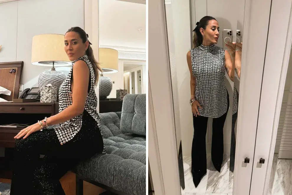 Jimena Barón con un look de Mono Fuk