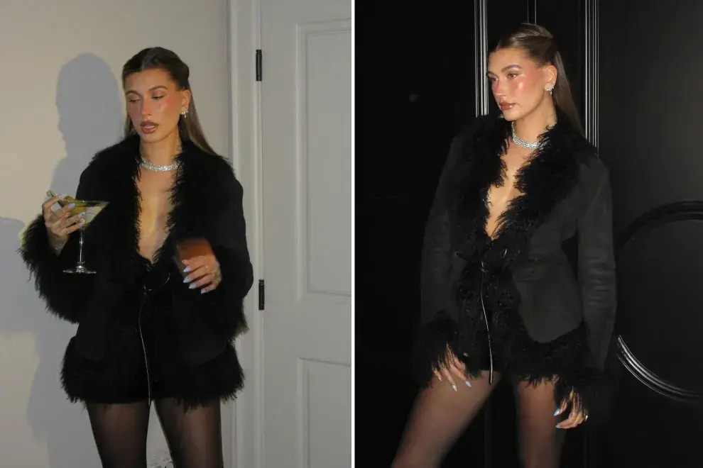 Hailey Bieber preparó un festejo con todos los detalles y, claro, su outfit y su look beauty no iban a quedarse atrás