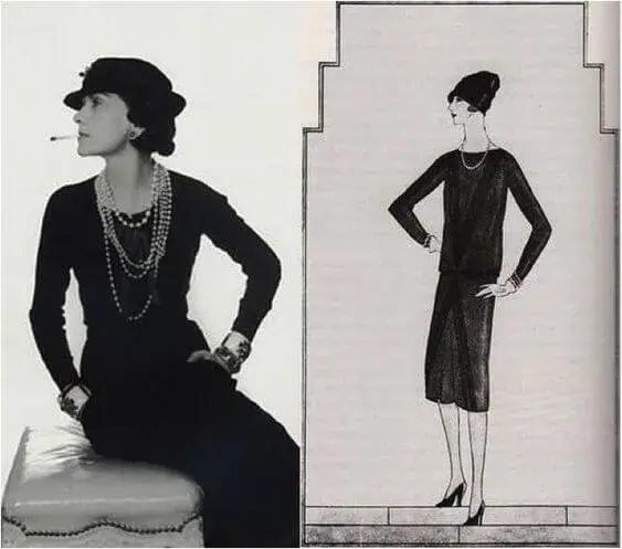 Coco Chanel y su vestidito negro diseñado en 1926