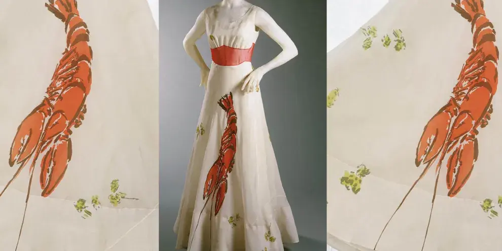 El vestido langosta, ícono de la moda surrealista de Elsa Schiaparelli