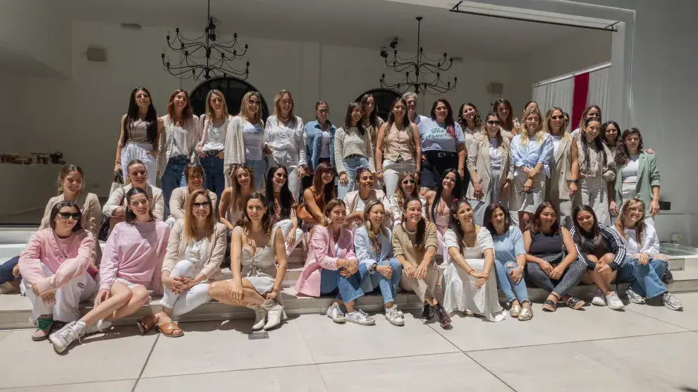 Mujeres empoderadas: el squad que participó del evento se llevó información valiosa sobre su cuerpo y su salud.