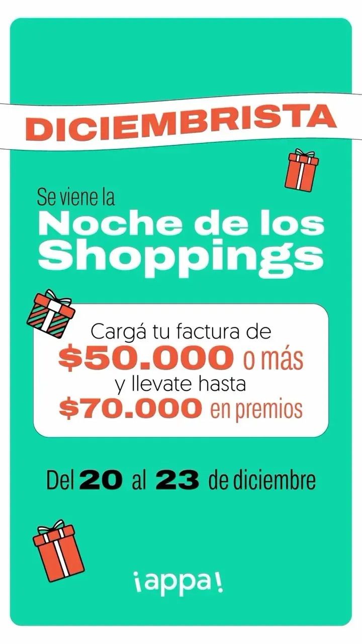 ¡appa! es la gran novedad de La Noche de los Shoppings.