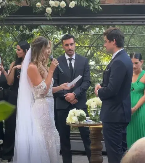 El casamiento de Stephanie Demner y Guido Pella.