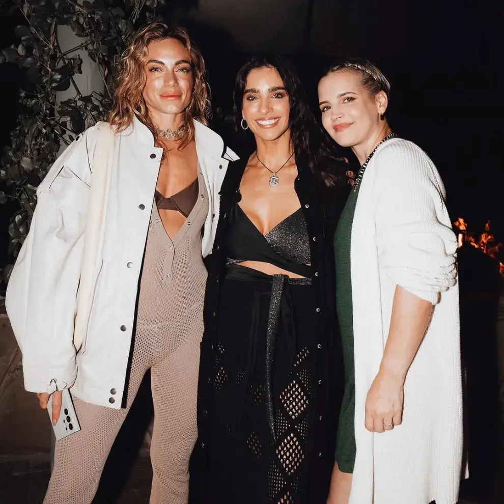 El look de Emilia Attias, Gabriela Sari y Sabrina Garciarena en Punta del Este.