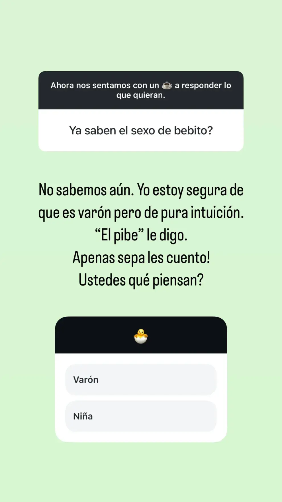 ¿Jimena Barón reveló el sexo de su segundo hijo?