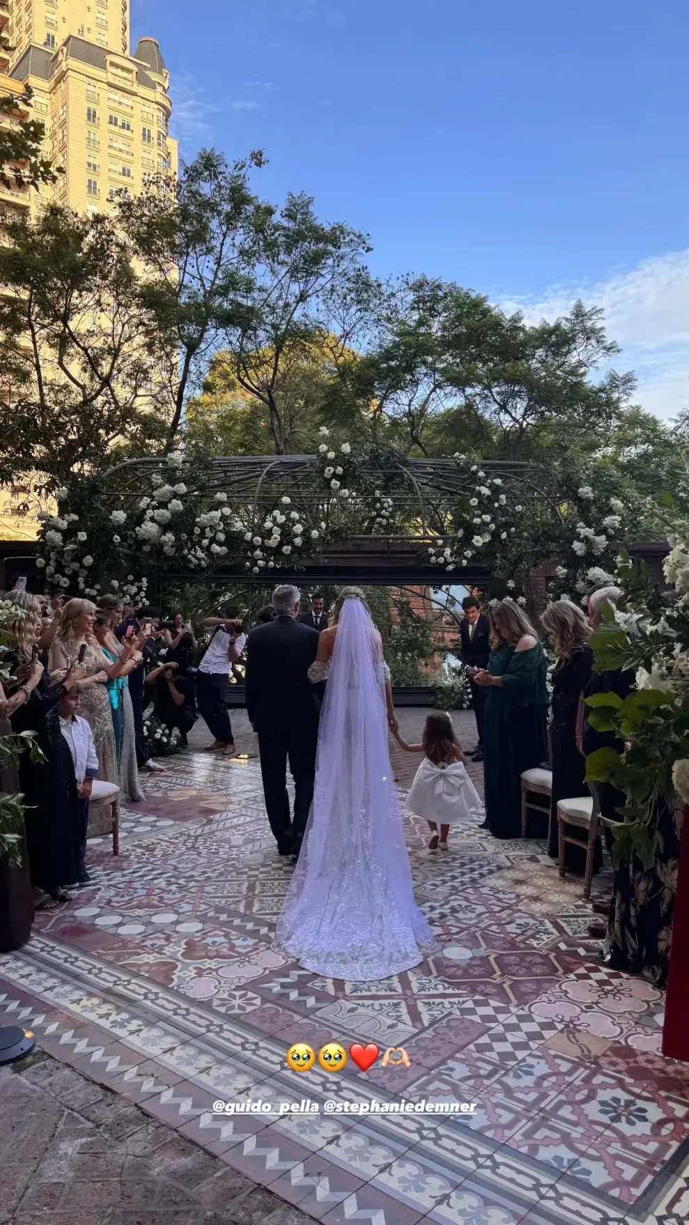 El casamiento de Stephanie Demner y Guido Pella.