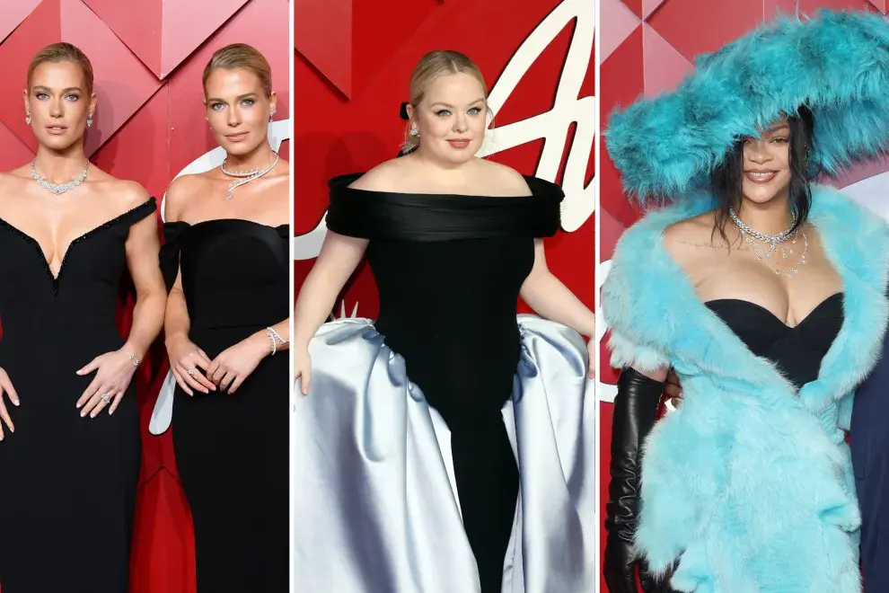Armado con fotos de Los mejores looks en la alfombra roja de los Fashion Awards 2024
